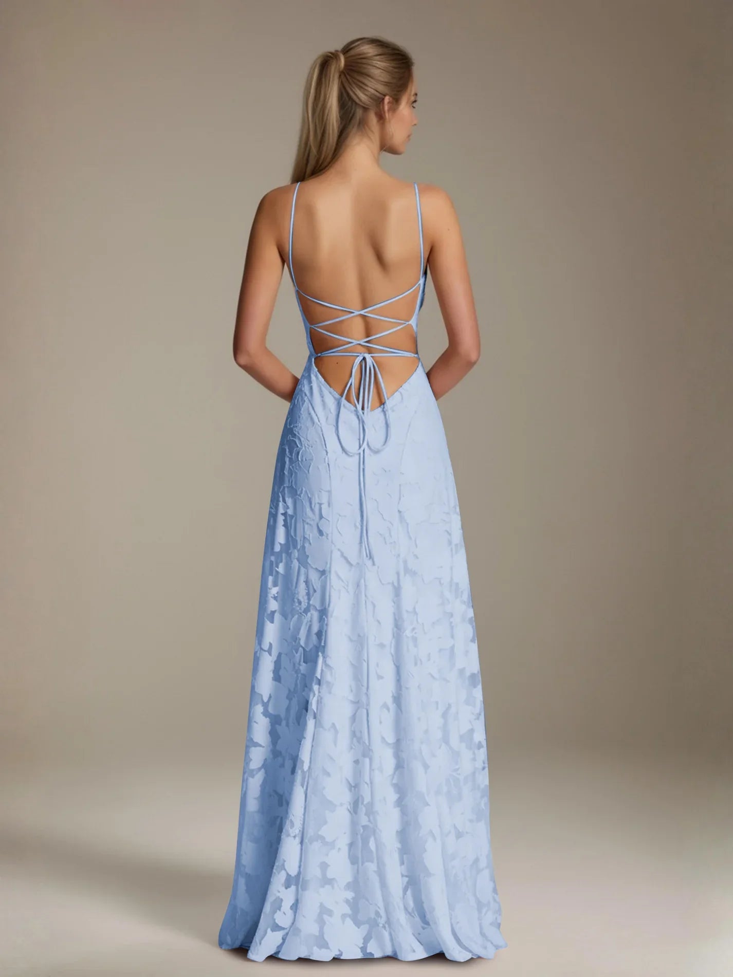 Jacquard Slip Maxi Dress