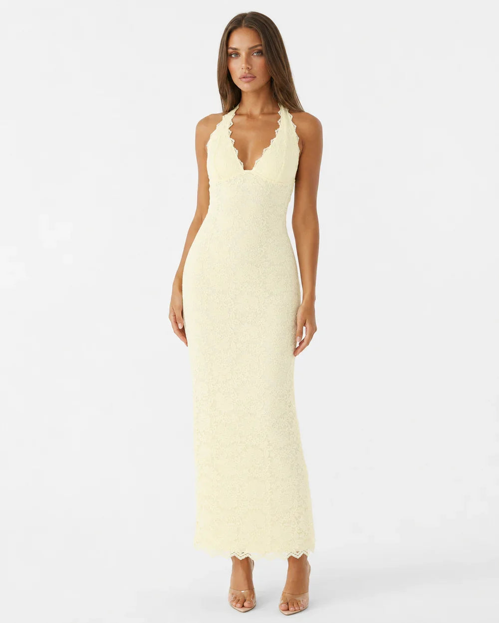 Amoura Lace Maxi Dress