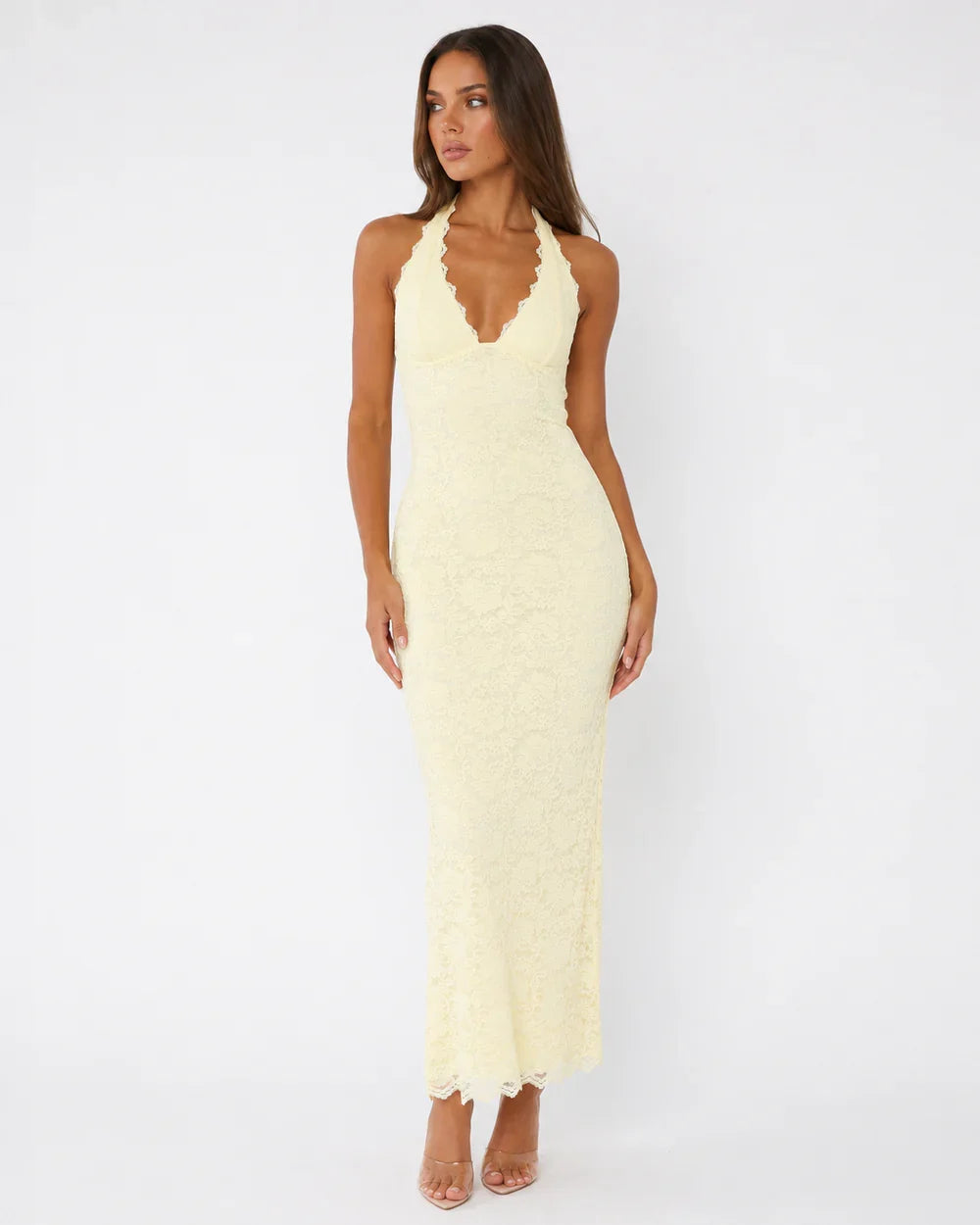 Amoura Lace Maxi Dress