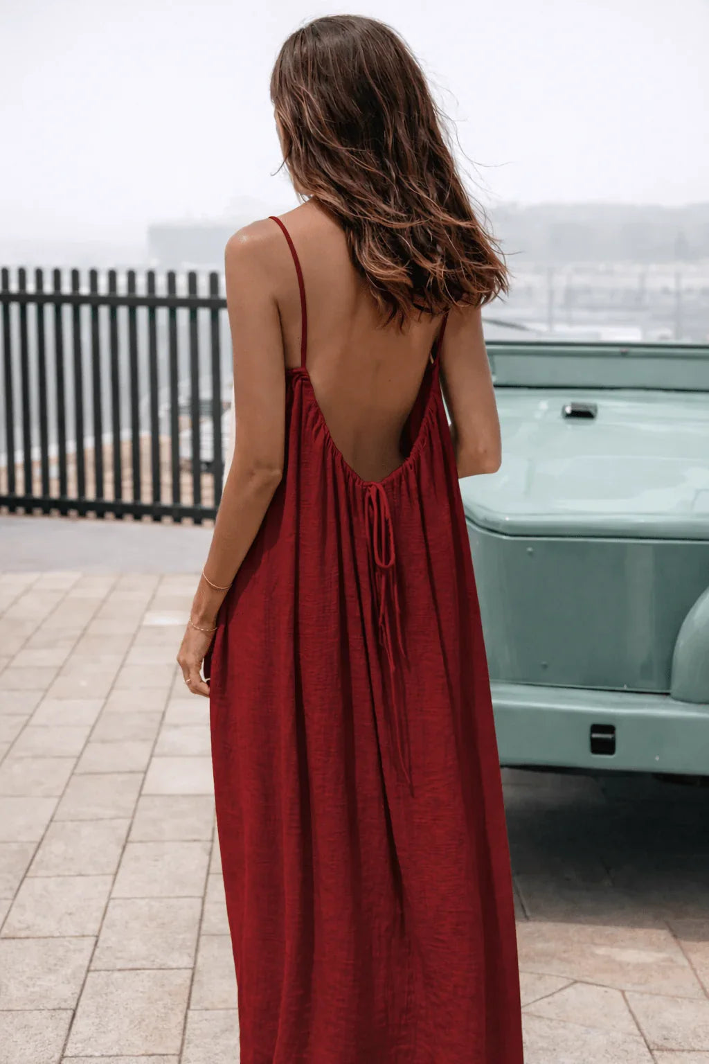 Aria Backless Maxi Dress