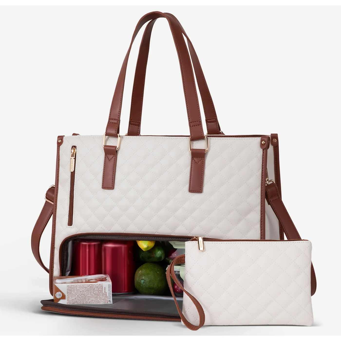 3-in-1 Everyday Tote Bag – Laptop, Work & Insulated Lunch Carry-All