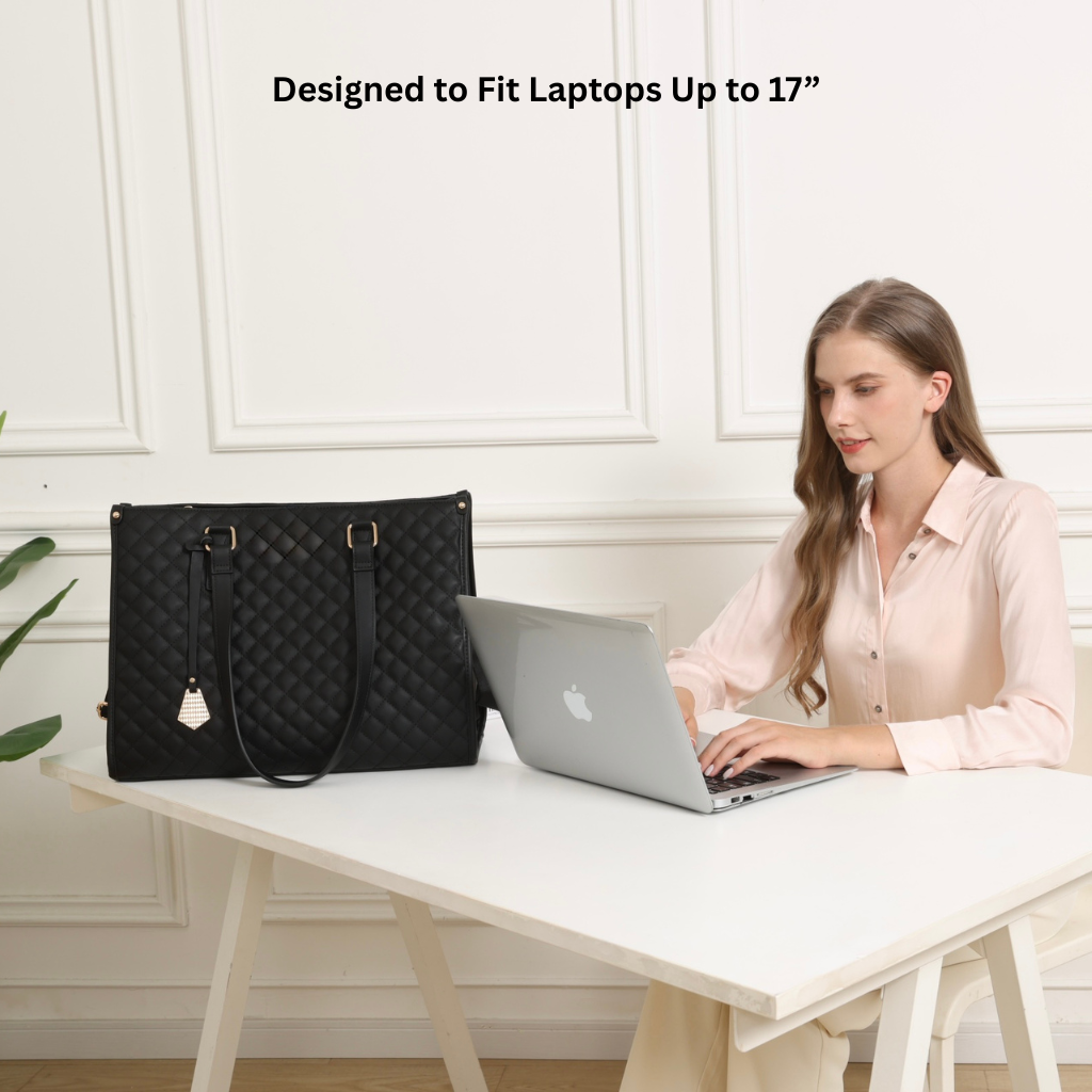 3-in-1 Everyday Tote Bag – Laptop, Work & Insulated Lunch Carry-All