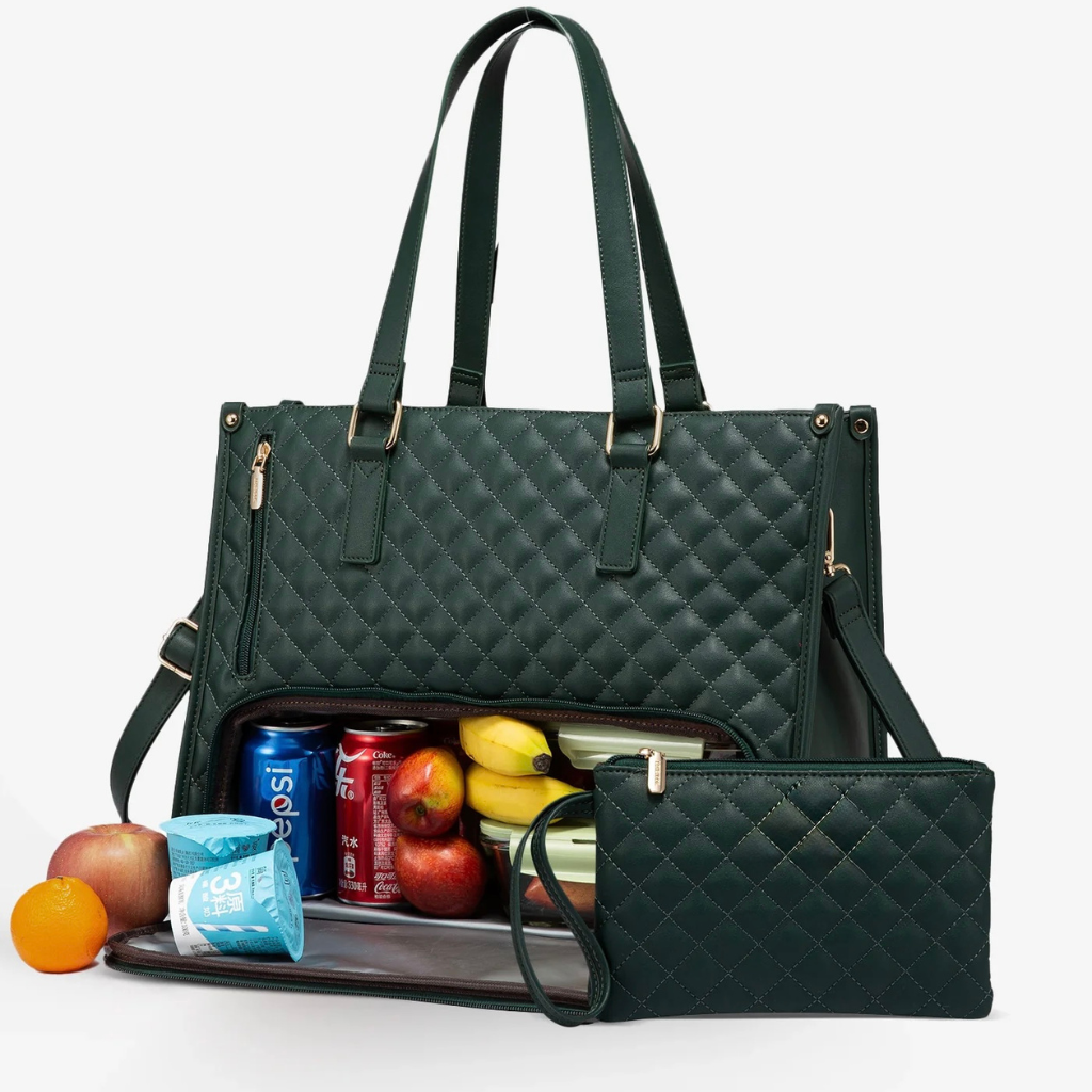 3-in-1 Everyday Tote Bag – Laptop, Work & Insulated Lunch Carry-All
