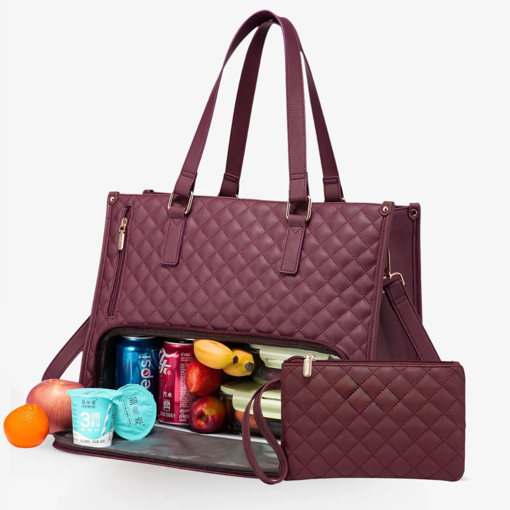 3-in-1 Everyday Tote Bag – Laptop, Work & Insulated Lunch Carry-All