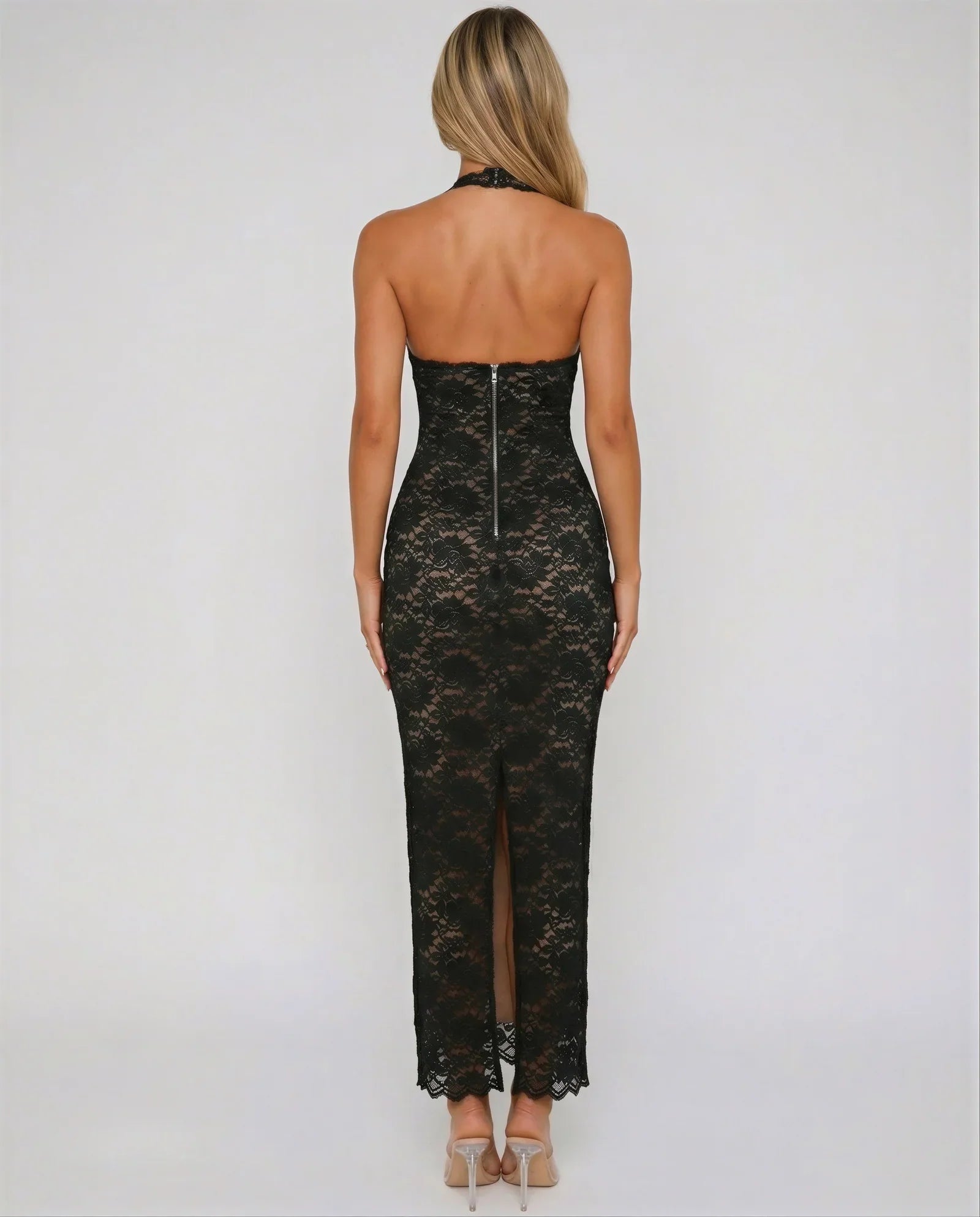 Amoura Lace Maxi Dress
