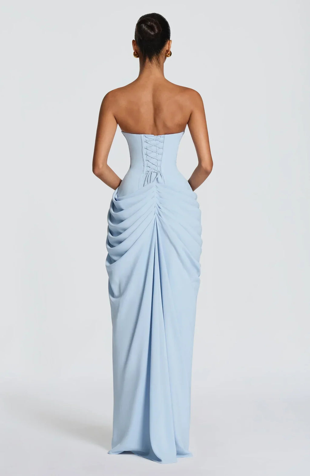 Sienna Strapless Corset Maxi Dress