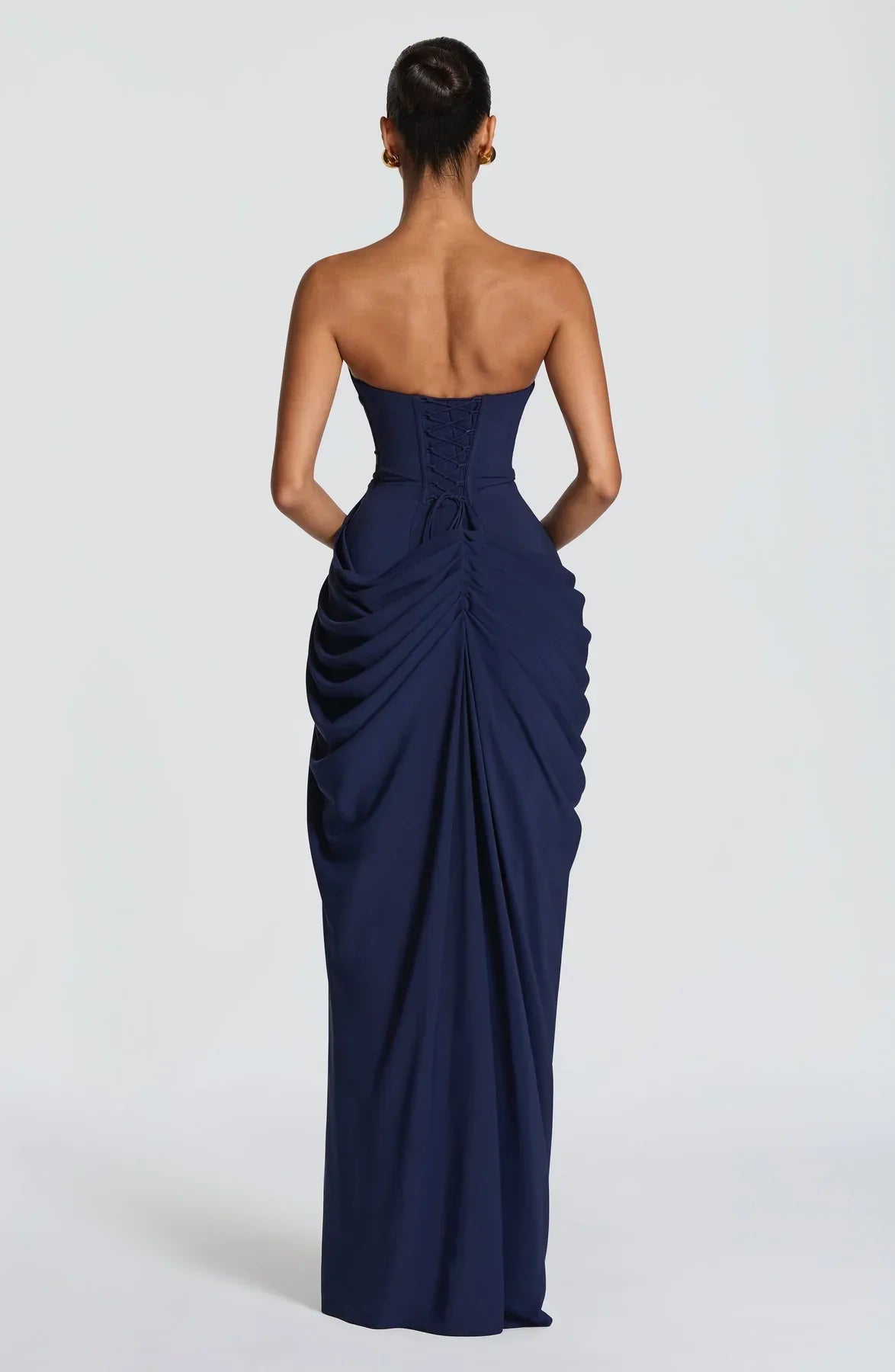 Sienna Strapless Corset Maxi Dress