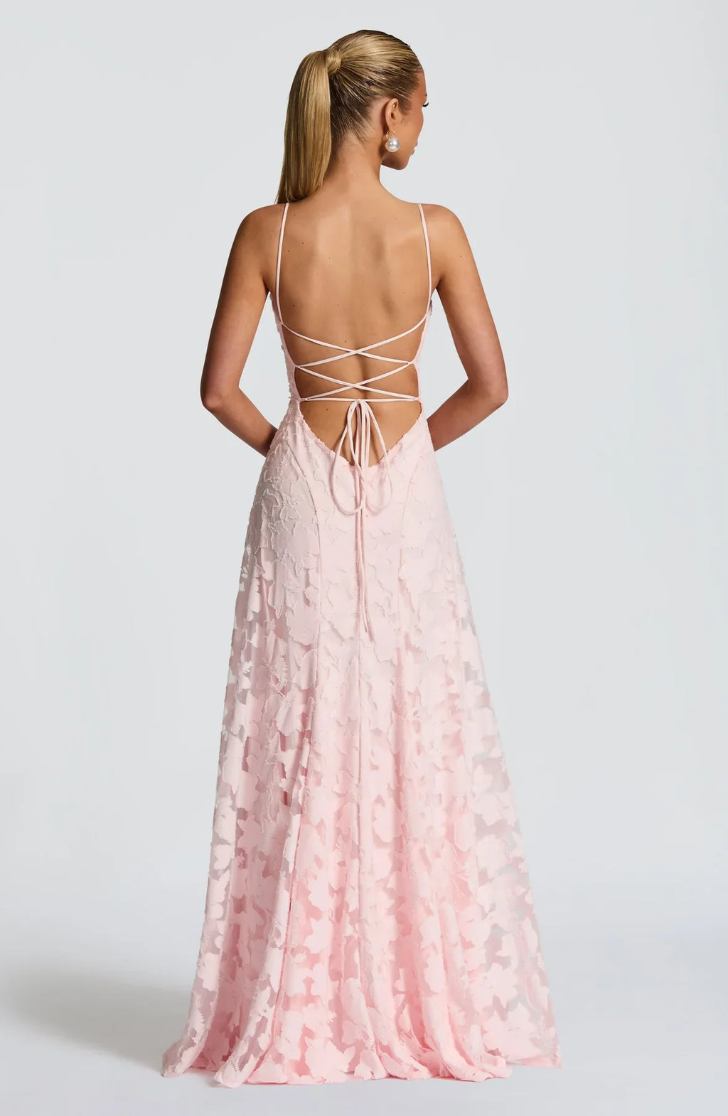 Jacquard Slip Maxi Dress