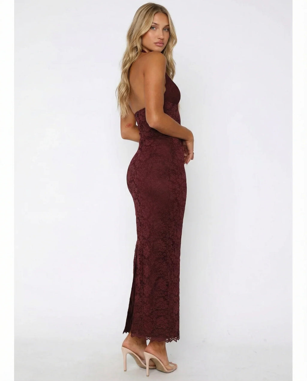 Amoura Lace Maxi Dress