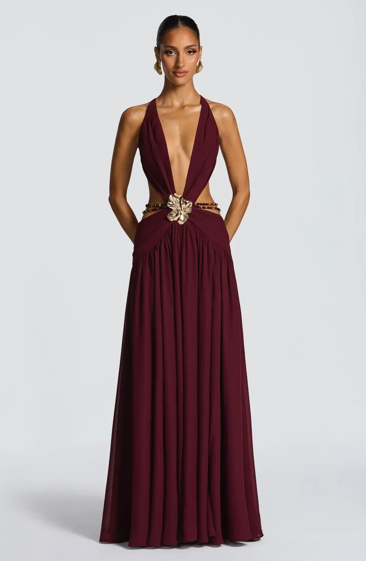 Isabella Orchid Maxi Dress
