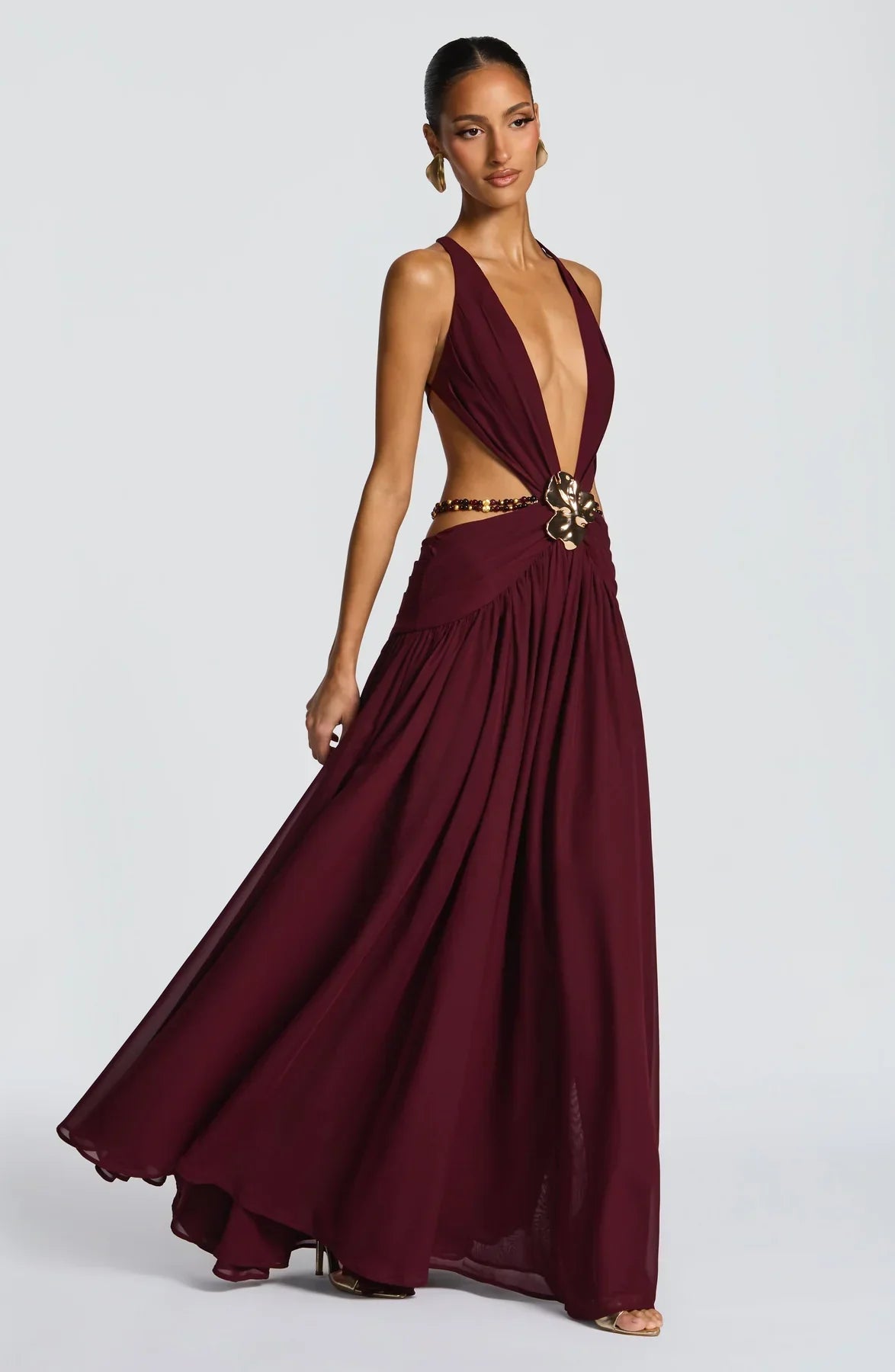 Isabella Orchid Maxi Dress