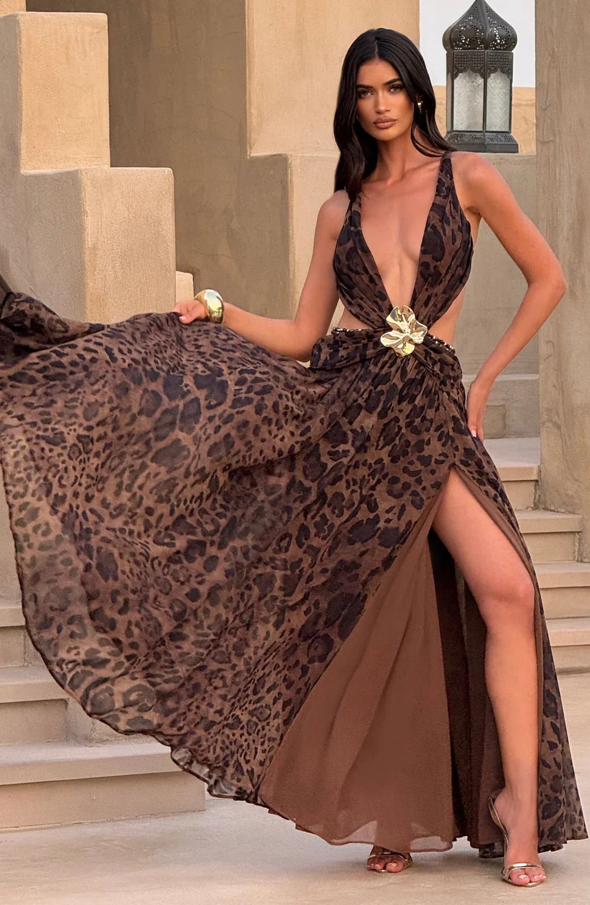 Isabella Orchid Maxi Dress