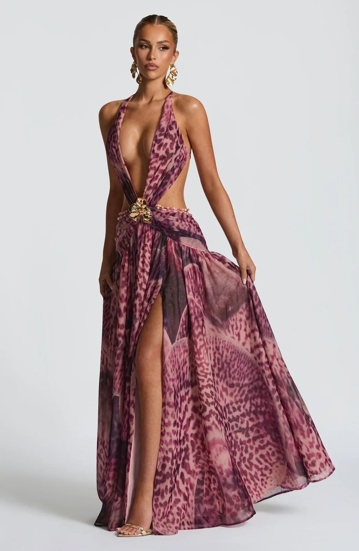 Isabella Orchid Maxi Dress