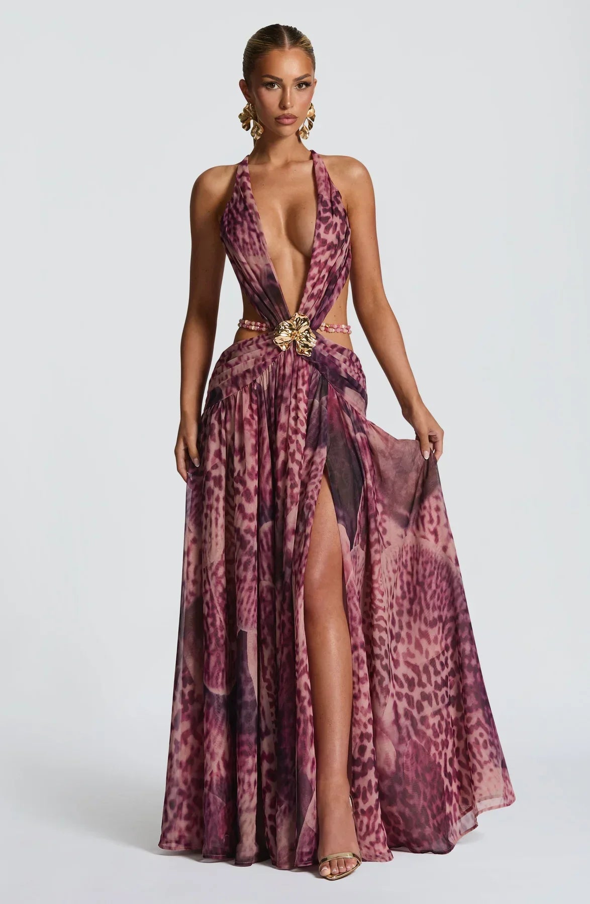 Isabella Orchid Maxi Dress