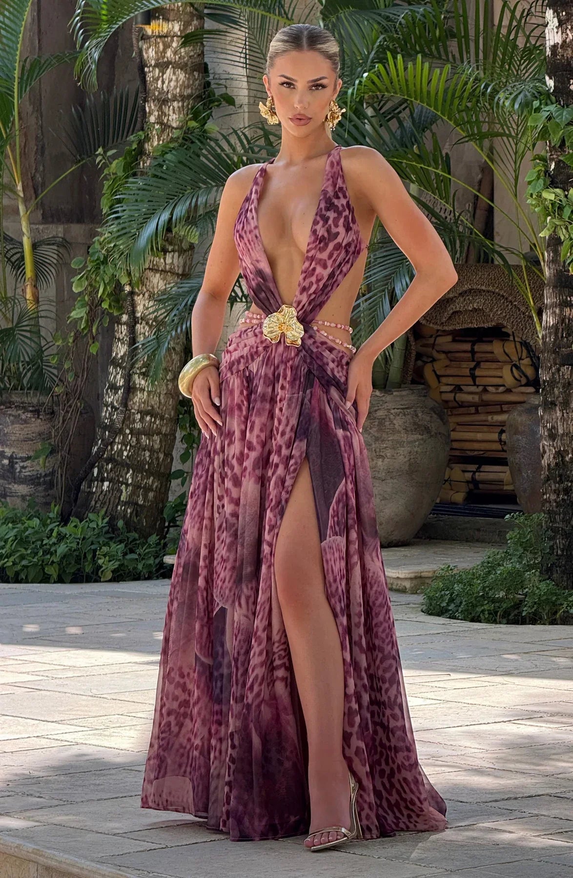Isabella Orchid Maxi Dress