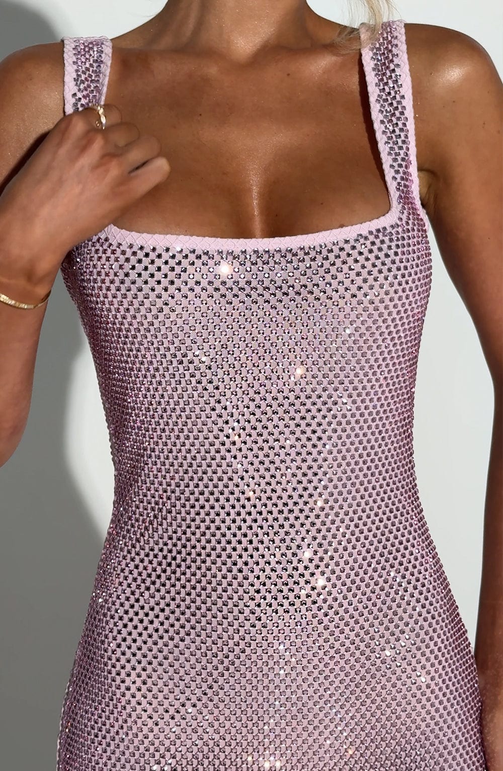 Celeste Crystal Mini Dress