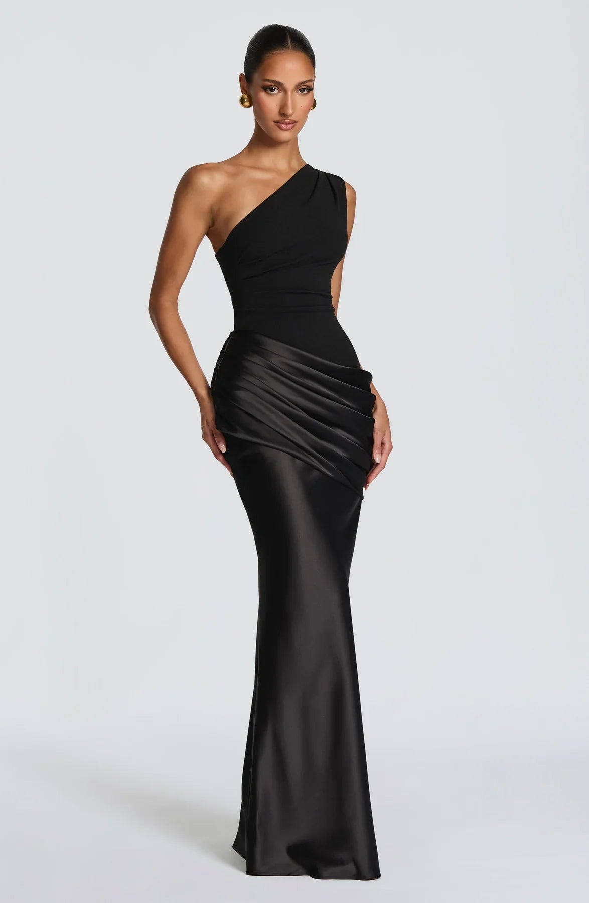 Serena Satin Maxi Dress
