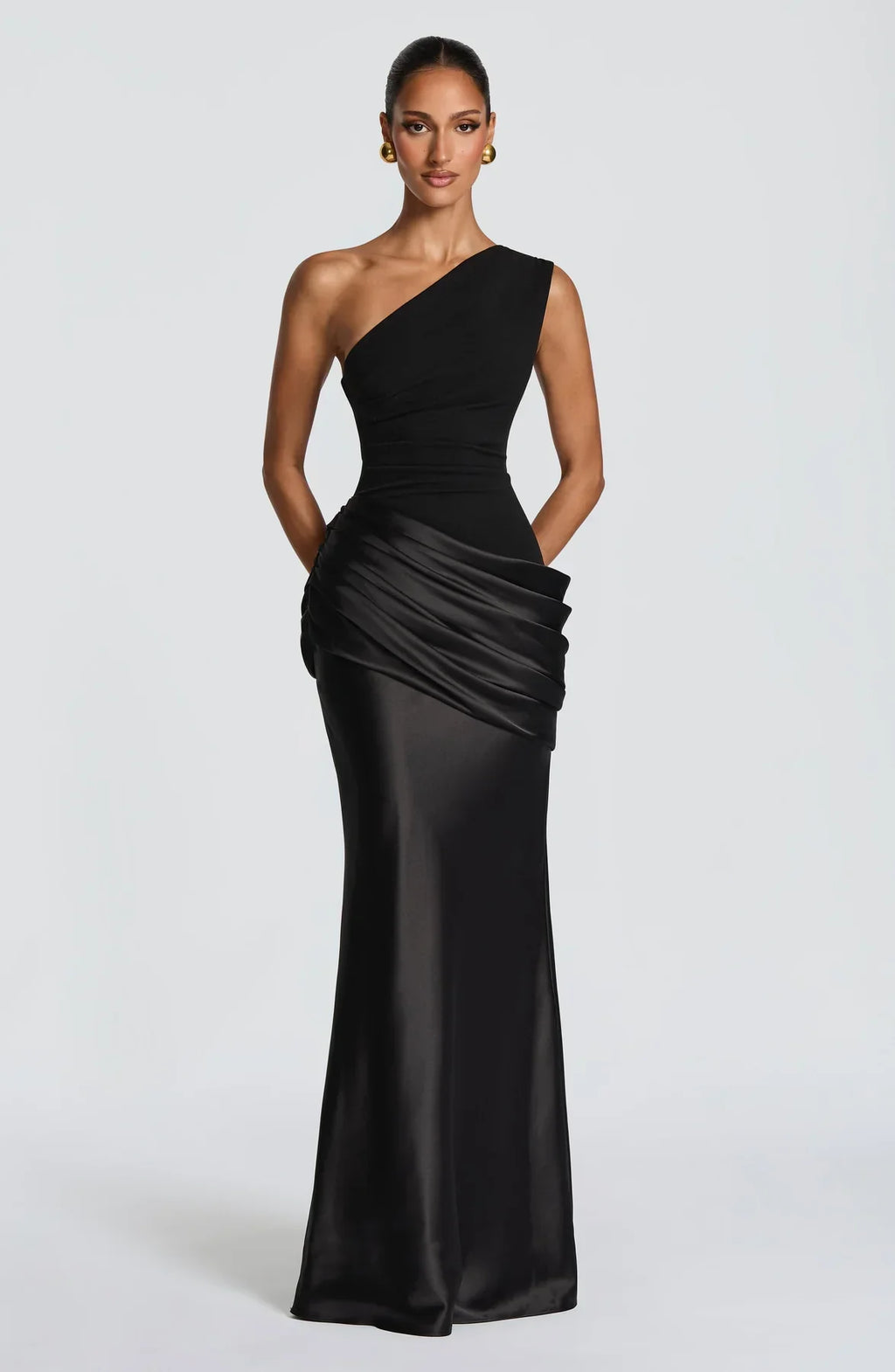 Serena Satin Maxi Dress