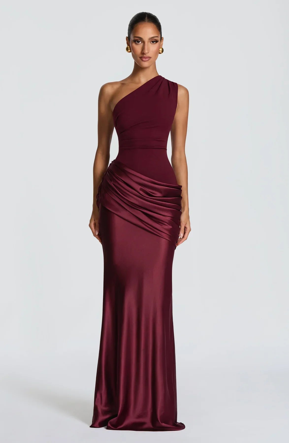 Serena Satin Maxi Dress