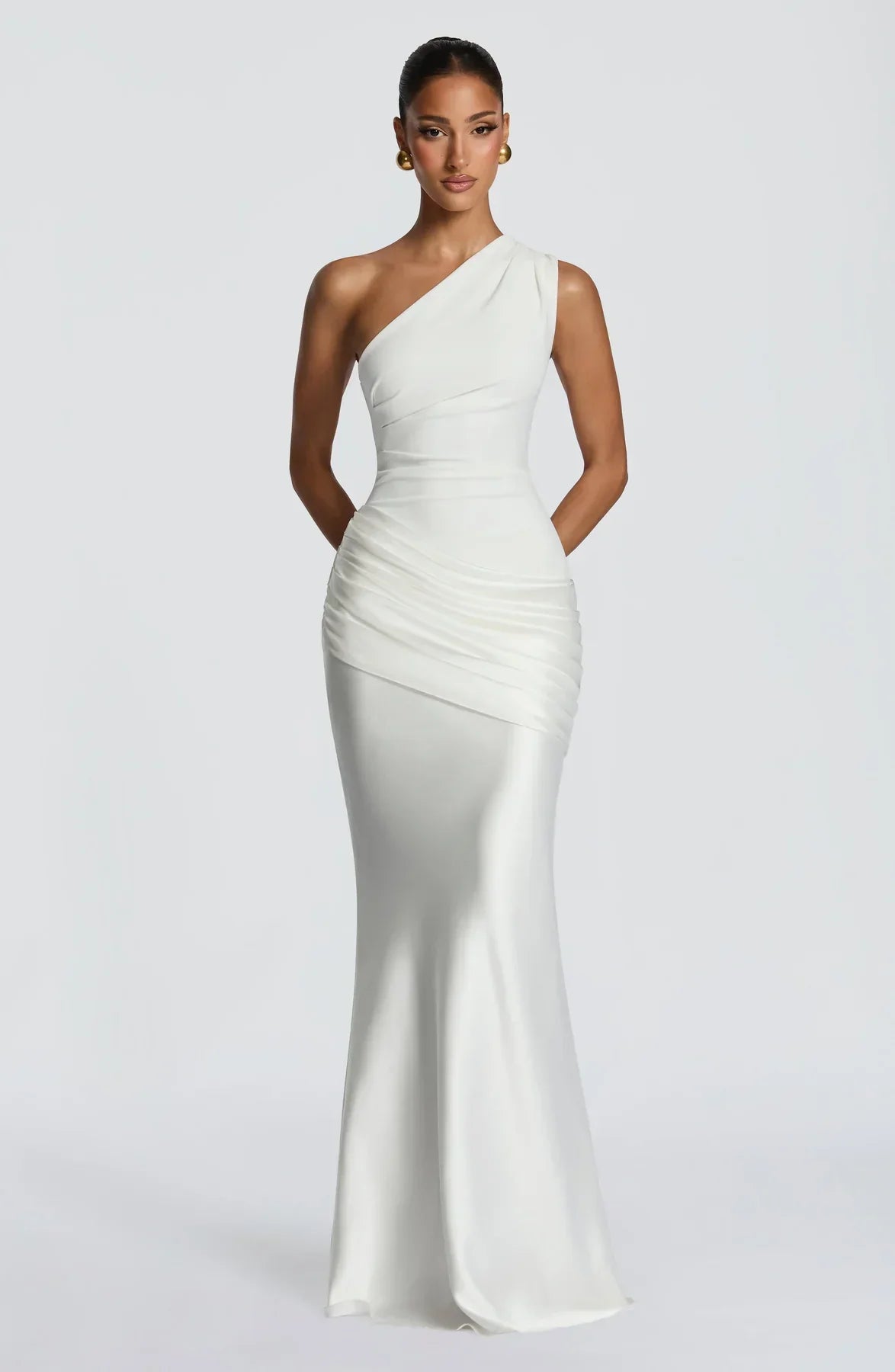 Serena Satin Maxi Dress