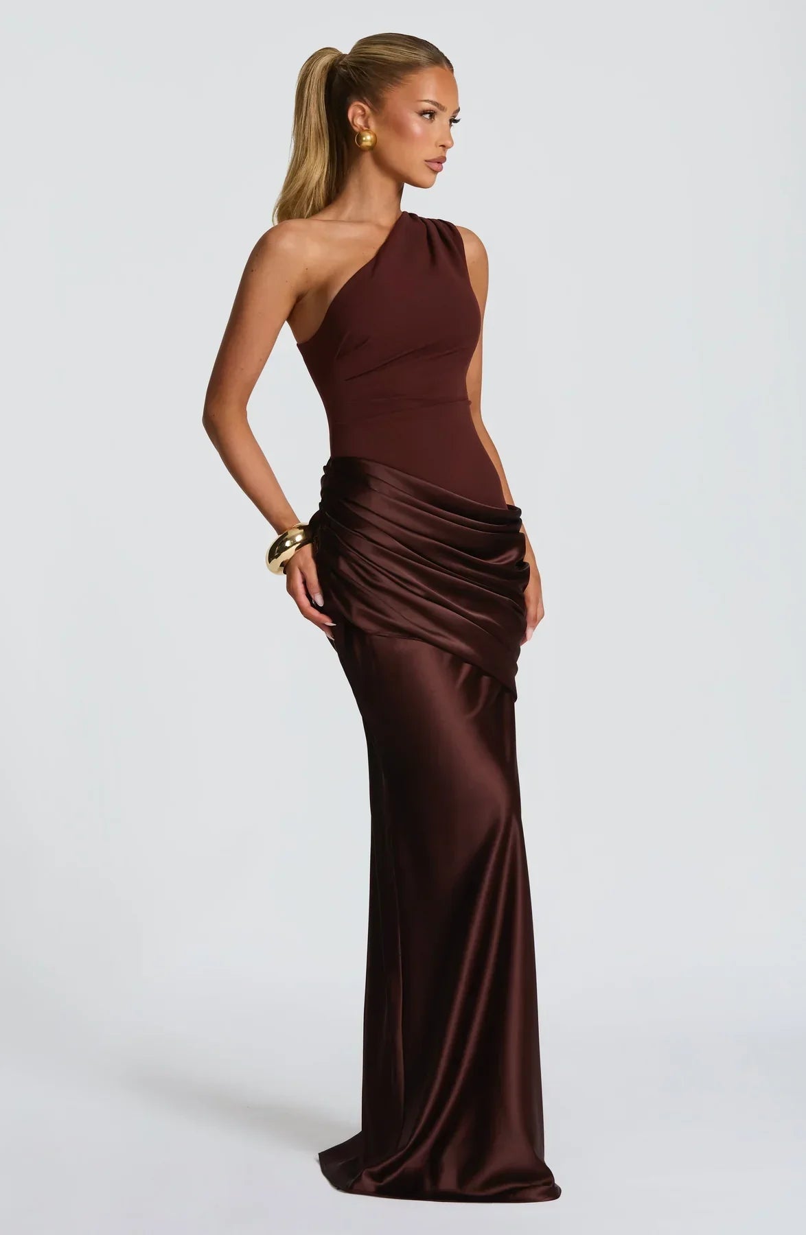 Serena Satin Maxi Dress