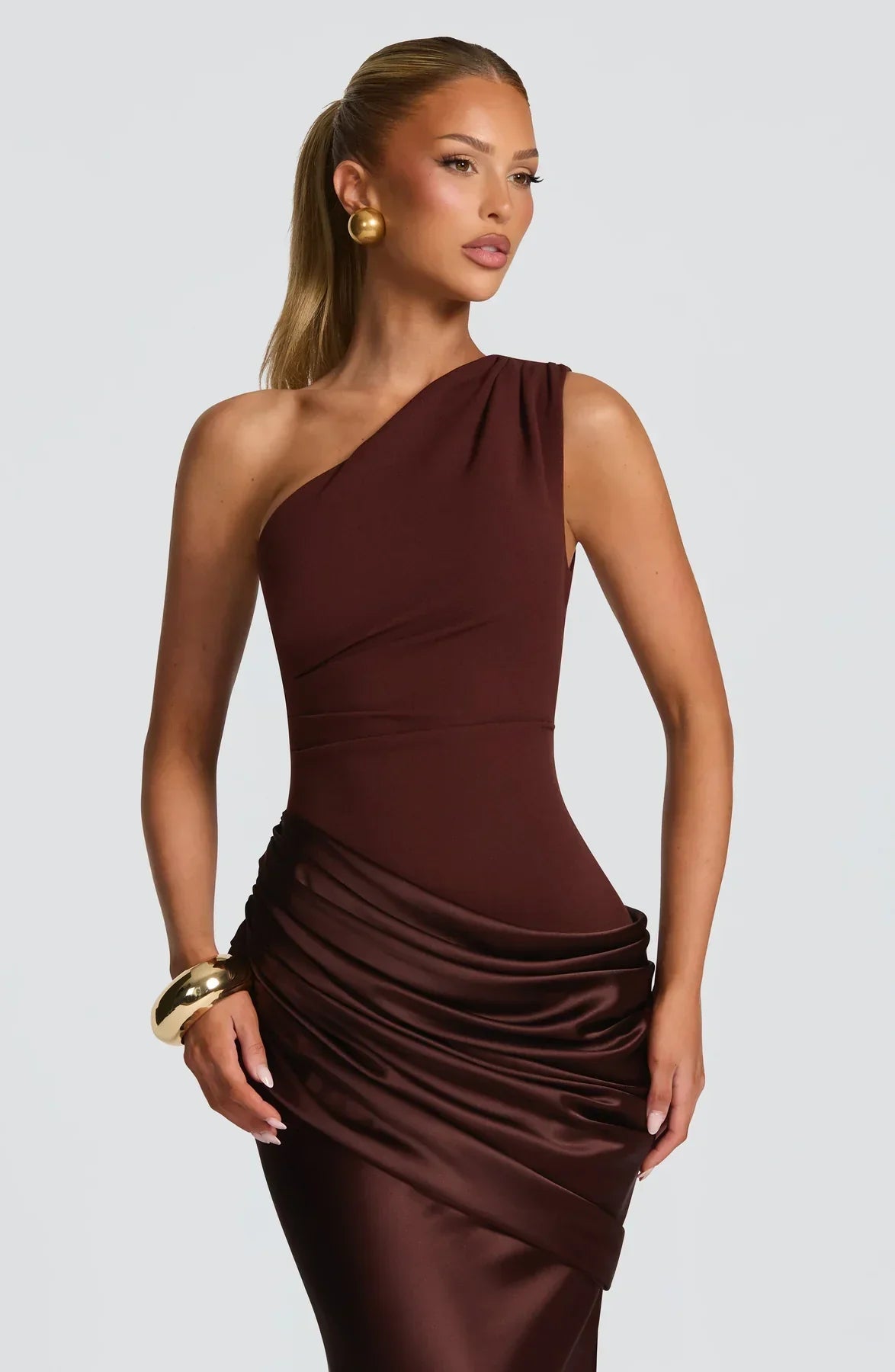 Serena Satin Maxi Dress