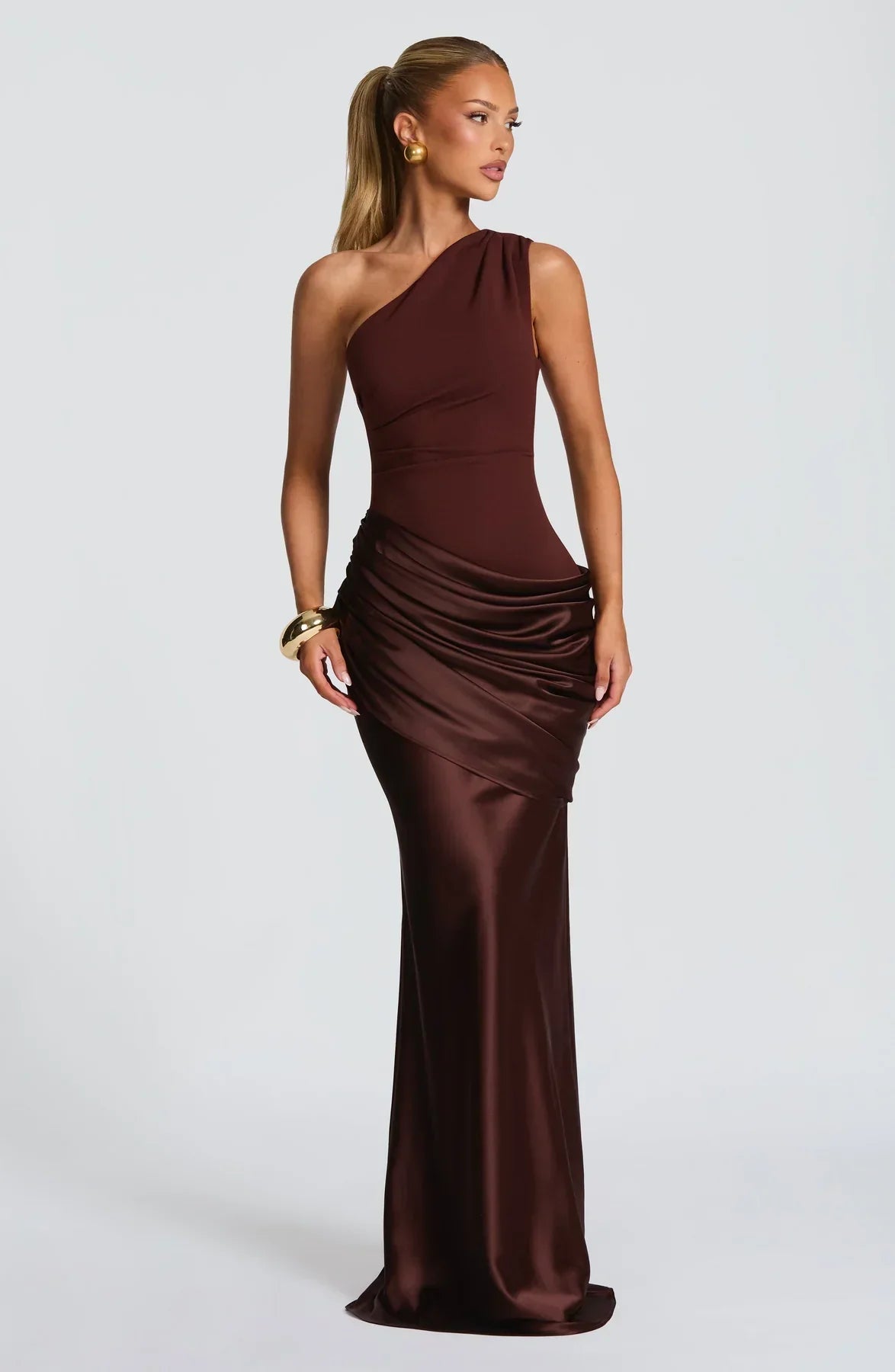 Serena Satin Maxi Dress