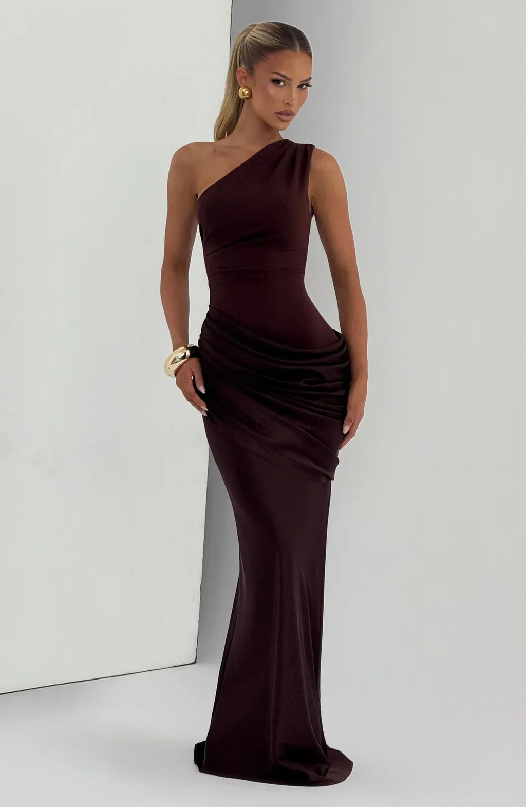 Serena Satin Maxi Dress