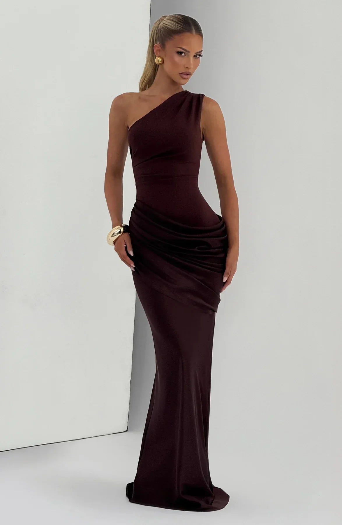 Serena Satin Maxi Dress
