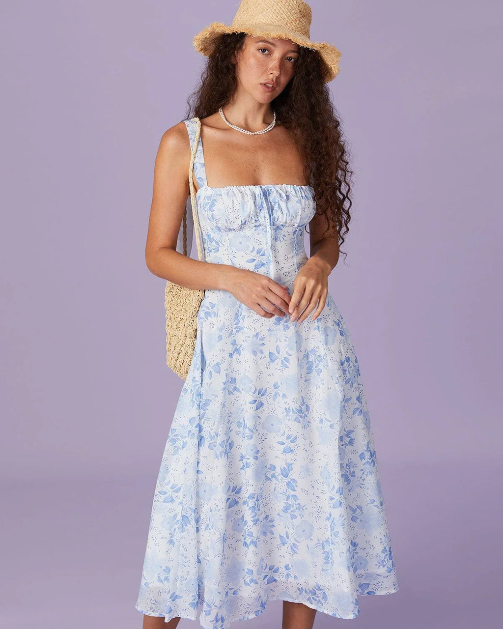 Isla Floral Midi Dress
