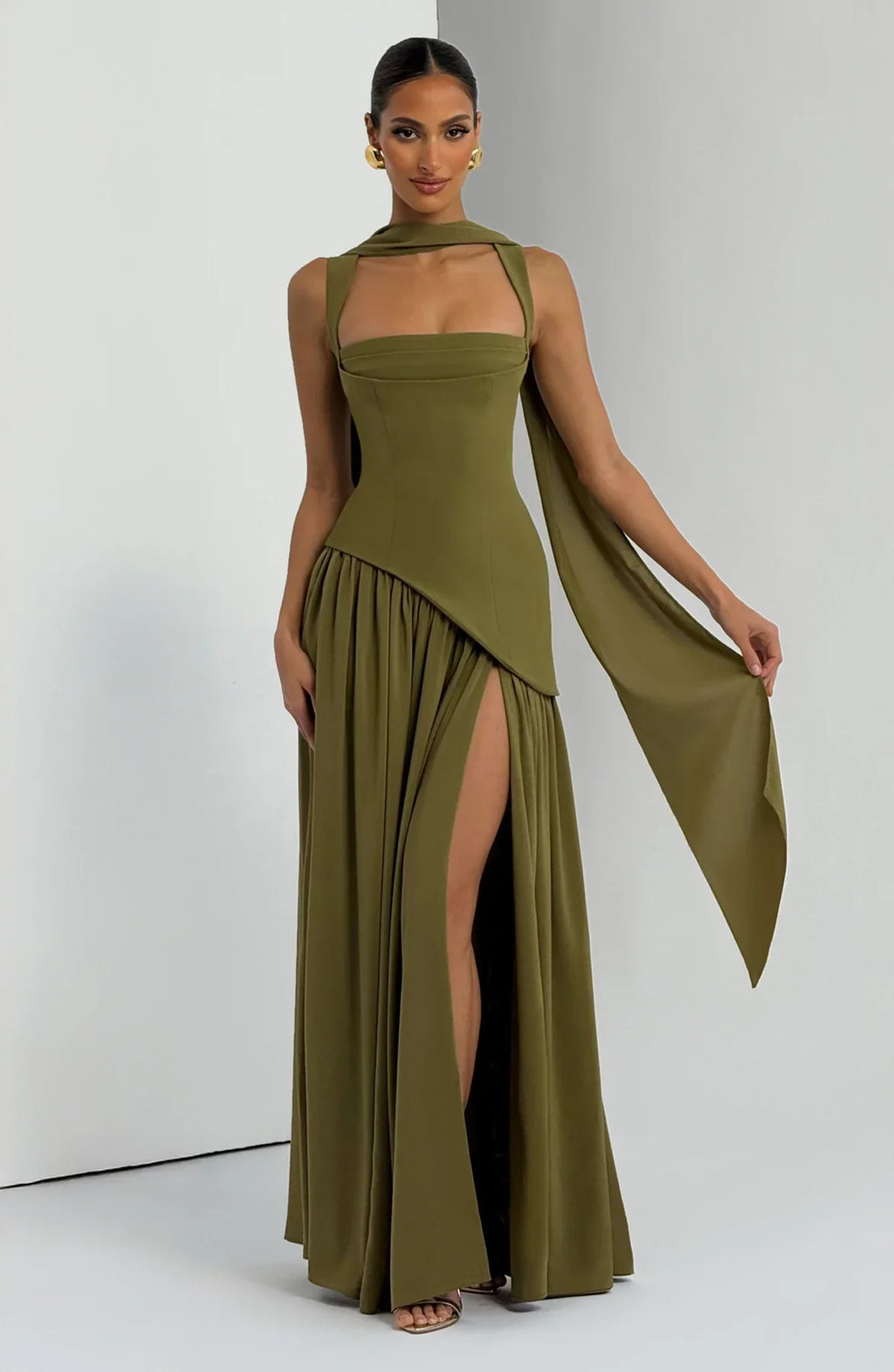 Olivia Corset Maxi Dress