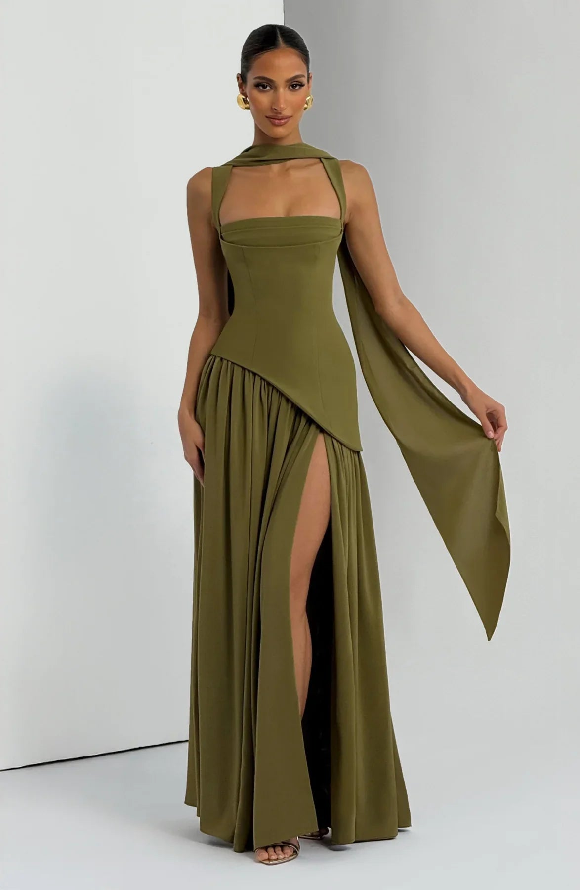 Olivia Corset Maxi Dress