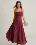 Jacquard Slip Maxi Dress