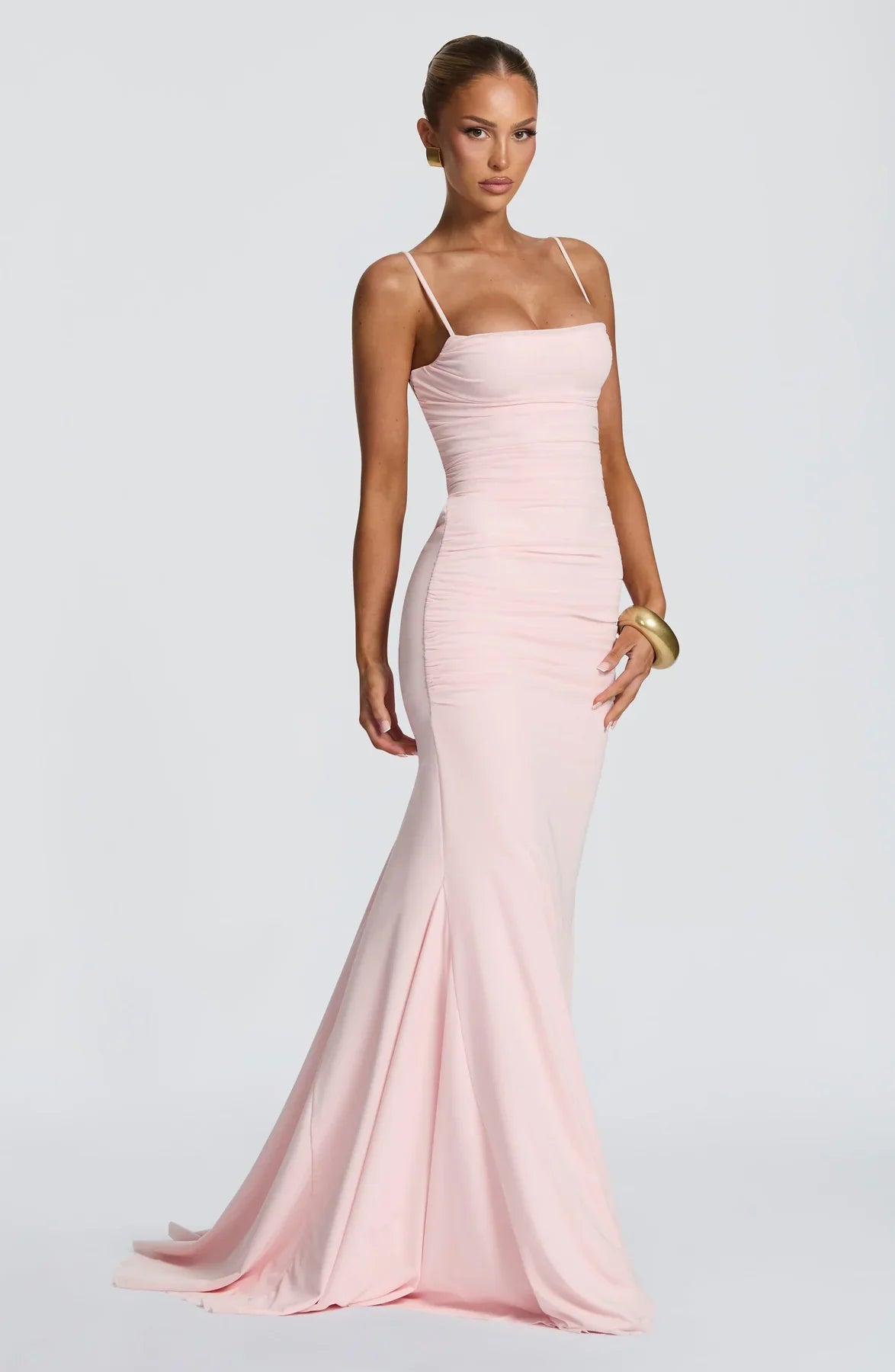 Amara Lace-Up Maxi Gown